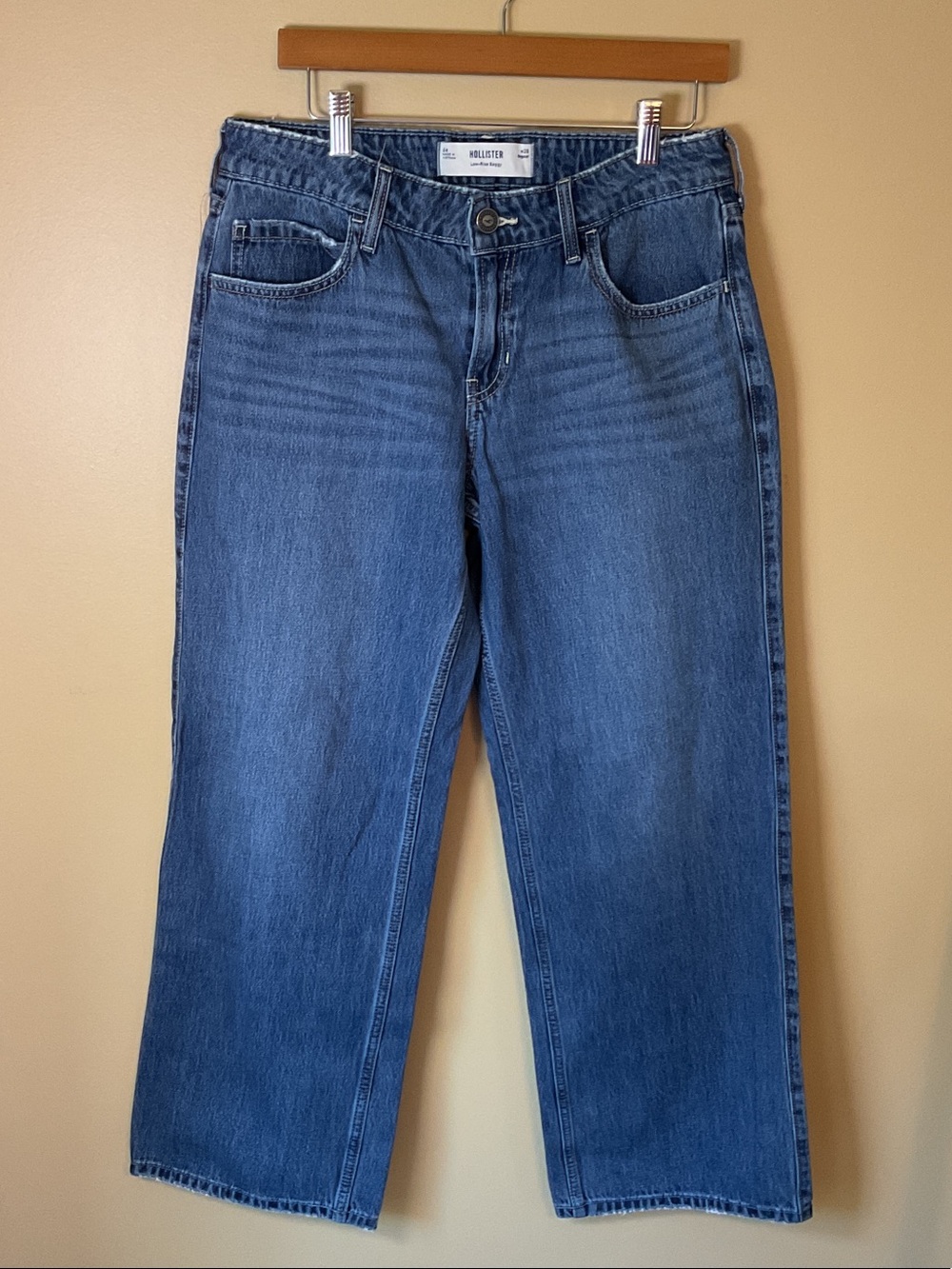 Hollister Low Rise Baggy Jeans Size 6R
